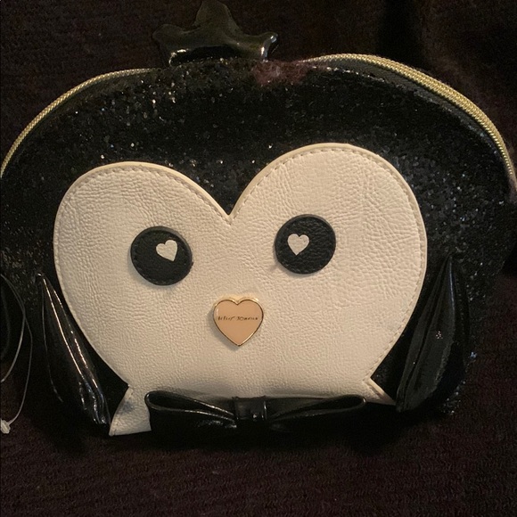 Betsey Johnson Handbags - Betsey Johnson Black and White Penguin Bag